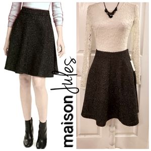 Maison Jules women's tweed A-Line Skirt size 2